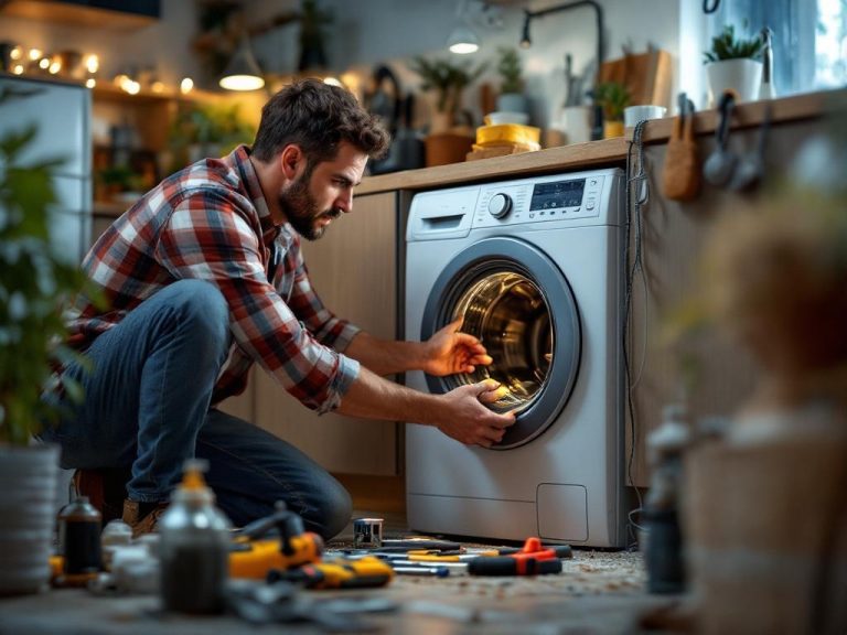 Errores al instalar lavadora y consecuencias comunes